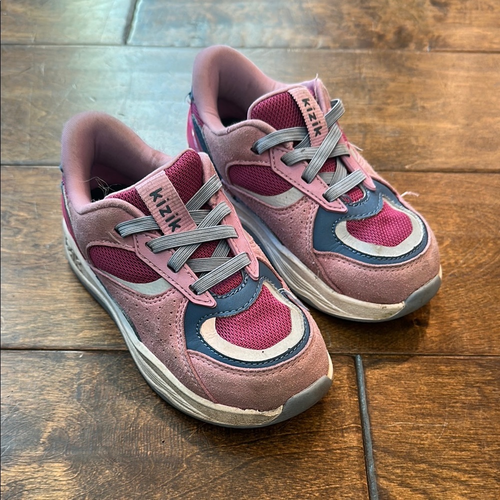 Kizik Kids Pink and Blue Sneakers, Kids 11 C